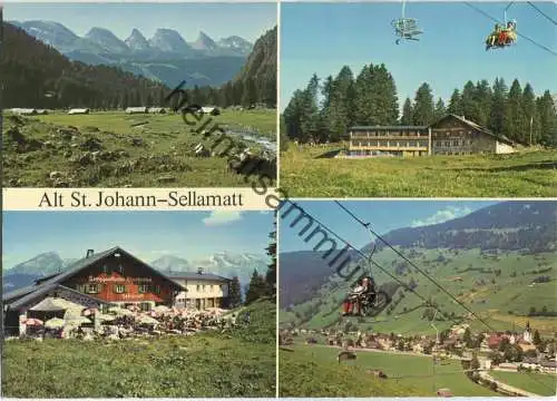 Alt St. Johann - Sellamatt - Sessellift - Verlag Photoglob AG Zürich