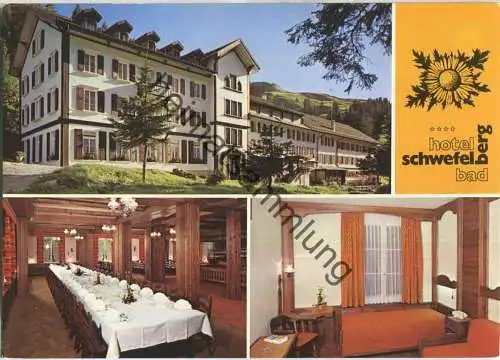 Schwefelberg-Bad - Hotel - Wefo-Verlag Gümligen