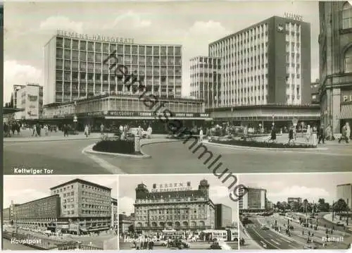 Essen - Kettwiger Tor - Hauptpost - Handelshof - Foto-Ansichtskarte - Verlag Heinrich Koch Essen
