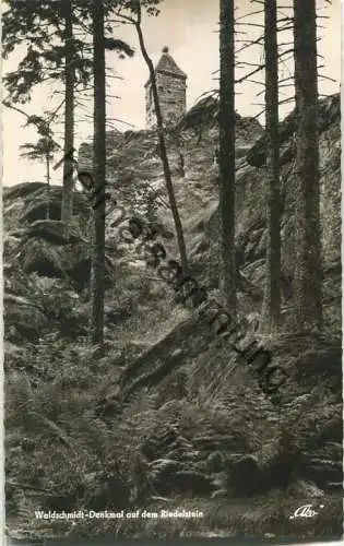 Waldschmidt-Denkmal auf dem Riedelstein - Foto-Ansichtskarte - Verlag Foto-Kohlbauer Pfronten