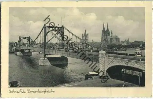 Köln - Hindenburgbrücke