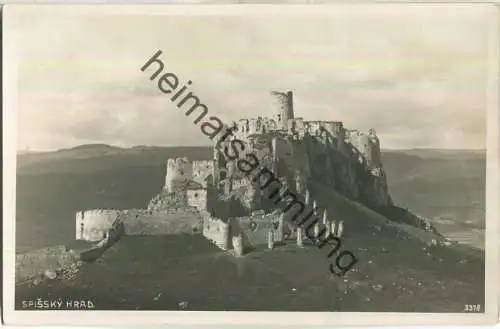 Spissky Hard - Zipser Burg - Foto-Ansichtskarte