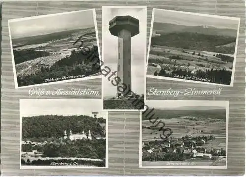 Gruss vom Aussichtsturm Sternberg-Zimmerau - Verlag Foto-Hemmerich Königshofen