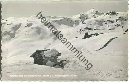 Markkirchl am Salzachjoch gegen die Salzachgeier - Foto-Ansichtskarte - Verlag C. Jurischek Salzburg