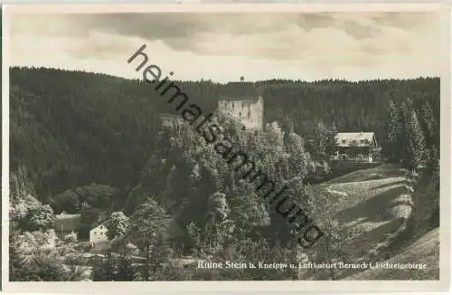 Ruine Stein bei Berneck - Foto-Ansichtskarte - Verlag Gebr. Metz Tübingen