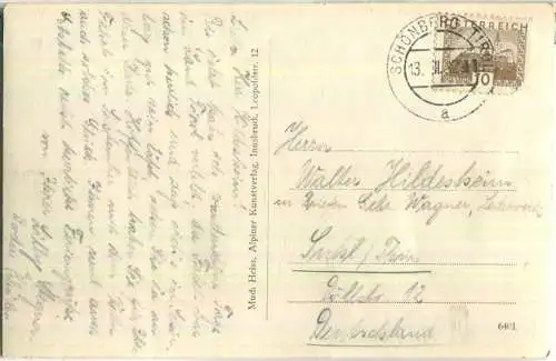 Schönberg - Foto-Ansichtskarte - Verlag Much Heiss Innsbruck