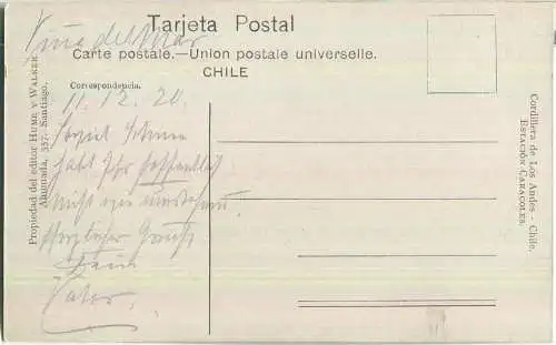 Cordillera de los Andes - Estacion Caracoles - Propriedad de Hume y Wagner Ahumada