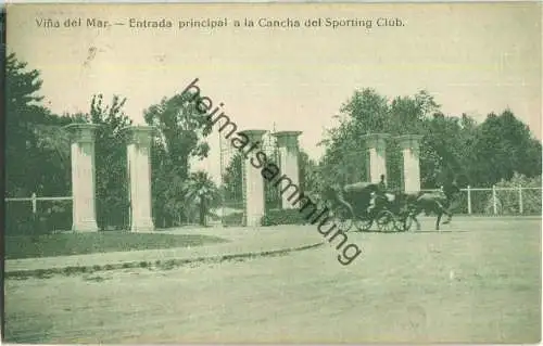 Entrada principal a la Cancha del Sporting Club - Vina del Mar - Verlag Paton & Loufit
