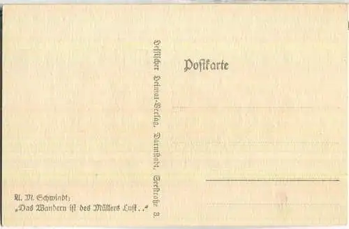 Das Wanders ist des Müllers Lust - A. M. Schwindt - Verlag Hessischer Heimatverlag Darmstadt