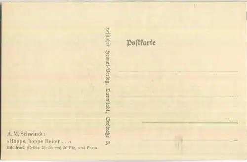 Hoppe Hoppe Reiter - A. M. Schwindt - Verlag Hessischer Heimatverlag Darmstadt
