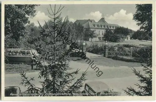 Müncheberg - Kaiser Wilhelm Institut für Züchtungsforschung - Omnibus - Verlag W. Meyerheim Berlin 1937