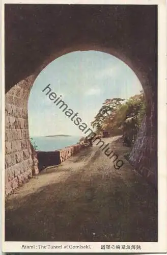 Atami - The Tunnel at Uomisaki - Japan ca. 1920