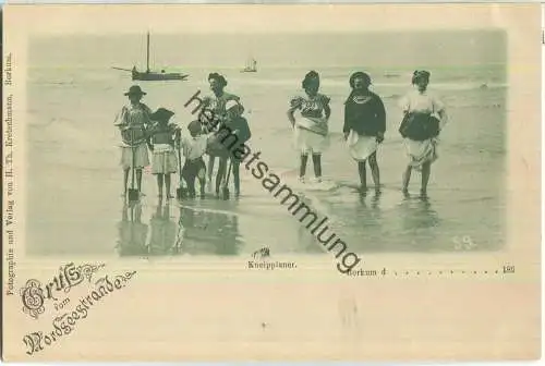 Borkum - Kneippianer - Gruss vom Nordseestrande - Verlag H. Th. Kretschmann Borkum