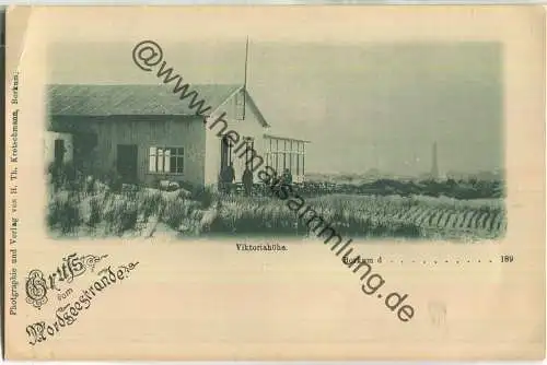 Borkum - Viktoriahöhe - Gruss vom Nordseestrande - Verlag H. Th. Kretschmann Borkum