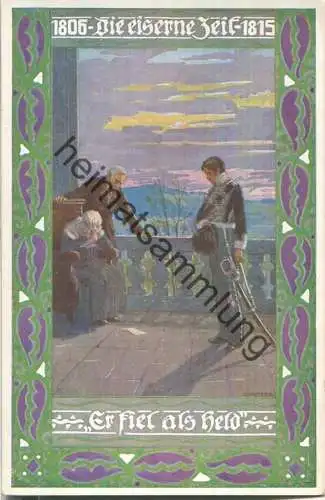 Die Eiserne Zeit 1806-1815 - Nr. 3 - E. Kutzer - Er fiel als Held - Verein für das Deutschtum im Ausland