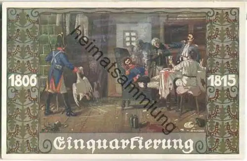 Bund der Deutschen in Böhmen - E. Kutzer - Einquartierung