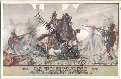 Ostmark - Bund deutscher Österreicher - Die Freiheitskriege - E. Kutzer - Schill's Heldentod in Stralsund