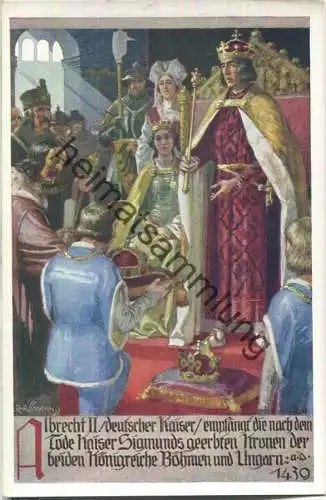 Piusverein Wien - Albrecht II - signiert R. Assmann