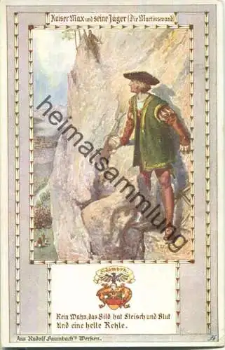 Kaiser Max und seine Jäger - Rudolf Baumbach - Verlag des Vereins Südmark Graz