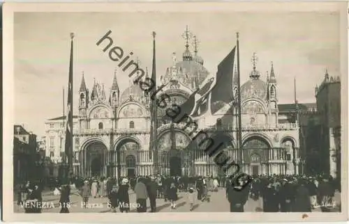Venezia - Piazza S. Marco - Foto-Ansichtskarte - Verlag A. Traldi Milano