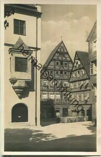 Nördlingen - Stadtapotheke - Conditorei Müller - Foto-Ansichtskarte - Verlag Ludwig Riffelmacher Fürth
