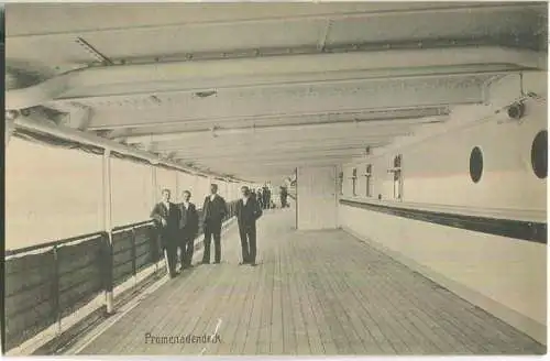 Hamburg-Amerika-Linie - Promenadendeck - Verlag Gebr. Moehlke Hamburg 147377