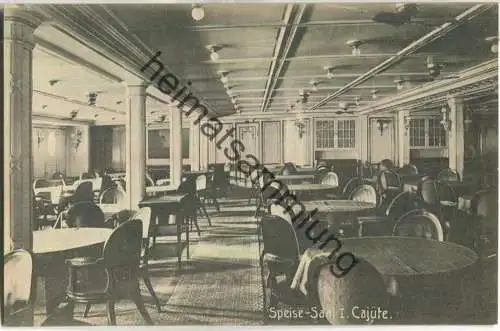 Hamburg-Amerika-Linie - Speisesaal I. Cajüte - Verlag Gebr. Moehlke Hamburg 147200