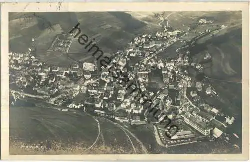 Furtwangen - Fliegeraufnahme - Foto-Ansichtskarte - Verlag A. Weber & Co Stuttgart