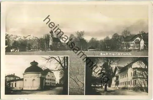 Bad Heilbrunn - Foto-Ansichtskarte - Verlag Herm. Wisberger Krün