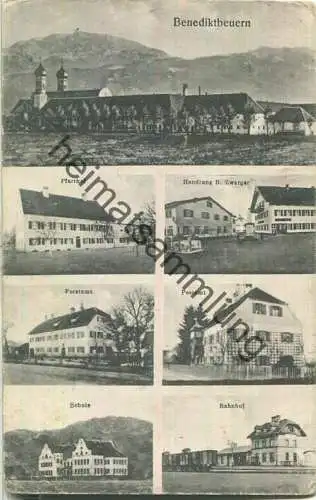 83671 Benediktbeuern - Bahnhof - Post - Handlung B. Zwerger - Verlag August Zerle München
