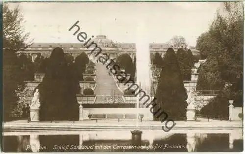 Potsdam - Schloss Sanssouci - Verlag J. Wollstein Berlin