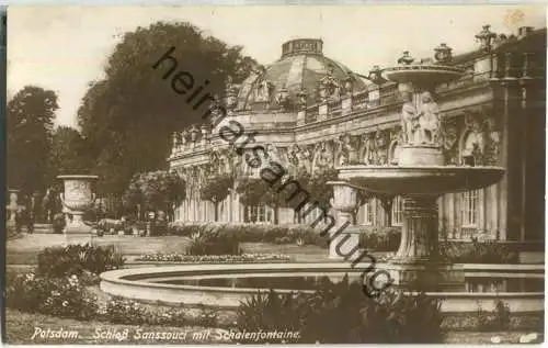 Potsdam - Schloss Sanssouci - Verlag J. Wollstein Berlin