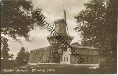Potsdam - Sanssouci - Historische Mühle - Verlag J. Wollstein Berlin