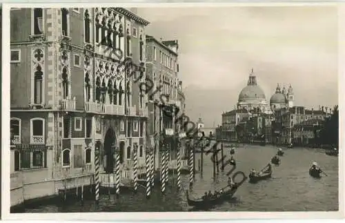Venezia - Canal Grande - Palazzo Franchetti - Foto-Ansichtskarte 30er Jahre