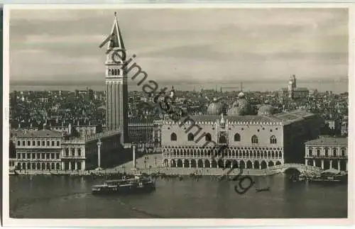 Venezia - Panorama da S. Giorgio - Foto-Ansichtskarte 30er Jahre