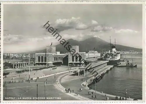 Napoli - La Nuova Stazione Marittima - Foto-AK 30er Jahre - Ediz. Vincenzo Carcavallo Napoli