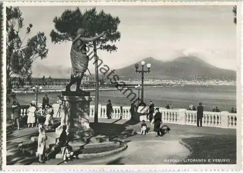 Napoli - Litoranea e Vesuvio - Foto-AK 30er Jahre - Ediz. Vincenzo Carcavallo Napoli