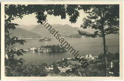 Isola Bella Borromeo - Foto-Ansichtskarte 30er Jahre