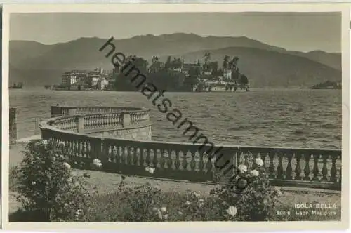 Isola Bella - Lago Maggiore - Foto-Ansichtskarte - Verlag Brunner & C. Como