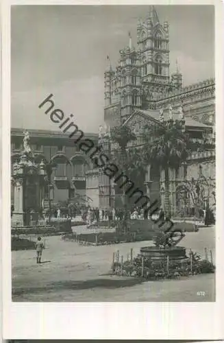 Palermo - Cathedrale - Foto-Ansichtskarte 30er Jahre