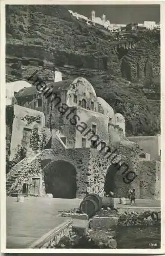 Santorin - Foto-Ansichtskarte 30er Jahre
