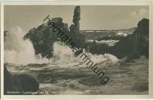 Bornholm - Lyseklippen ved Ro - Verlag Frits Sorensen Ronne 30er Jahre