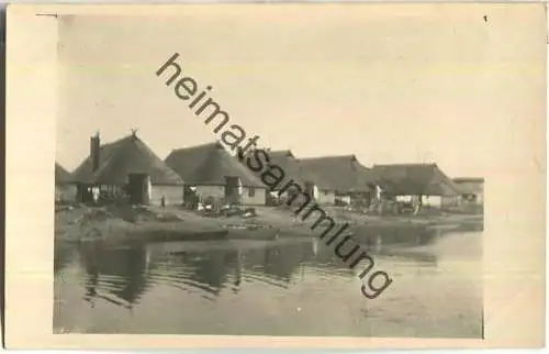 Mrzezyno - Deep - Fischerkaten - Foto-Ansichtskarte 30er Jahre