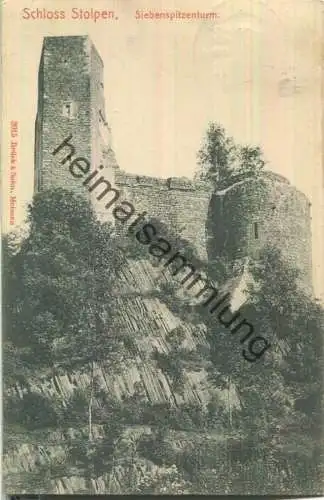 Schloss Stolpen - Siebenspitzenturm - Verlag Brück & Sohn Meissen