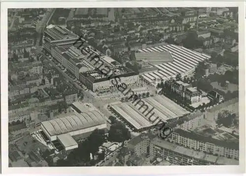 Schweizer Mustermesse Basel - Gesamtansicht - Luftaufnahme - Offizielle Postkarte - Foto-Ansichtskarte