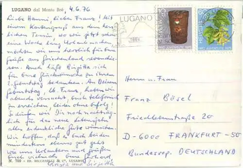 Lugano dal Monte Bre - Edition Beccarelli & Co. Lugano