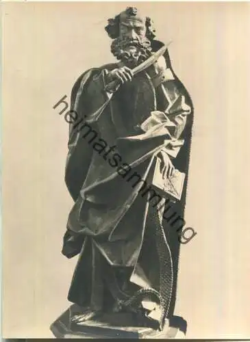 Güstrow - Apostelfigur im Dom - Verlag Hans C. Schmiedicke Markkleeberg - keine AK Einteilung