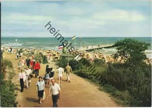 Timmendorfer Strand - Promenade mit Strand und Seebrücke - Verlag Schöning & Co. Lübeck