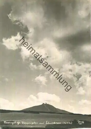 Riesengebirge - Koppenplan mit Schneekoppe - Popp-Verlag Heidelberg - Einzelhandabzug