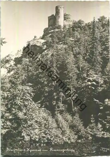 Burgruine Kynast im Riesengebirge - Popp-Verlag Heidelberg - Einzelhandabzug